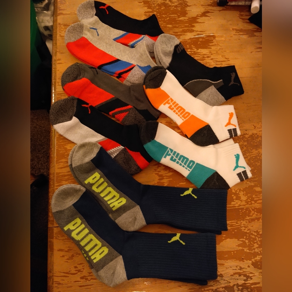 Puma lot of boys socks large